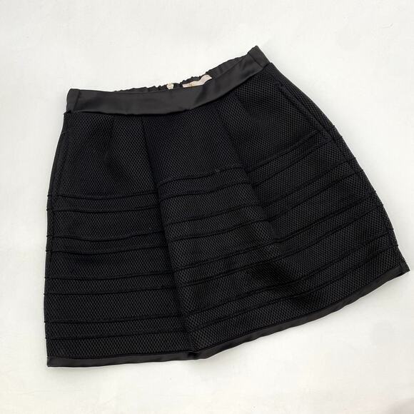 Maje black netted mini skirt - Picture 4 of 12